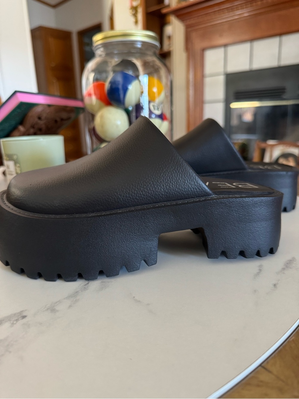 Beach by Matisse Black Platform Clog Mules - Women's Slip-On Shoes